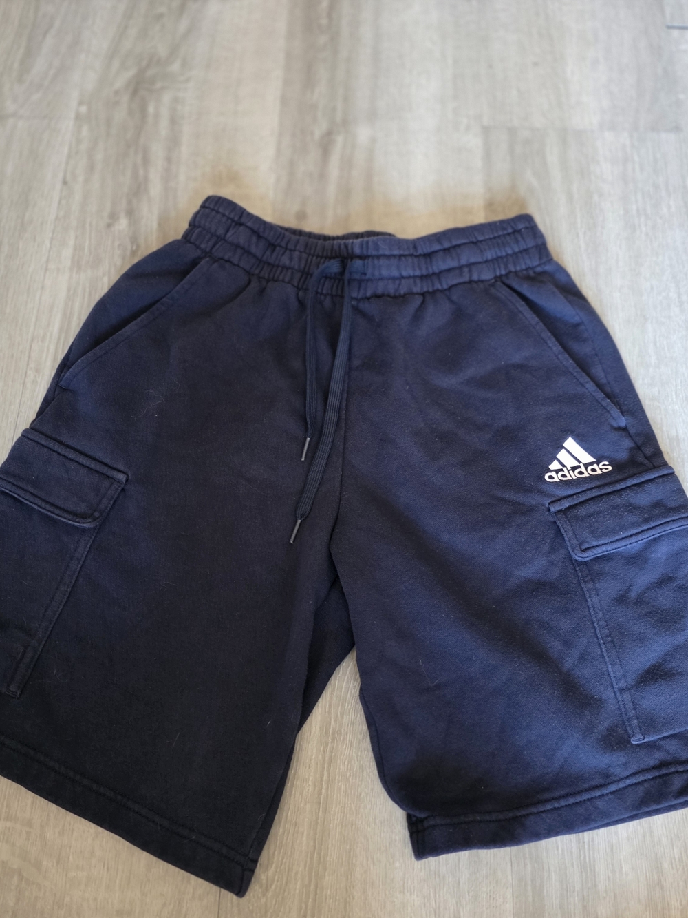 Adidas Men's Navy Cargo Shorts